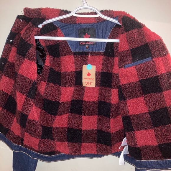 NWT- Canadiana boys XL jean jacket - Picture 4 of 5